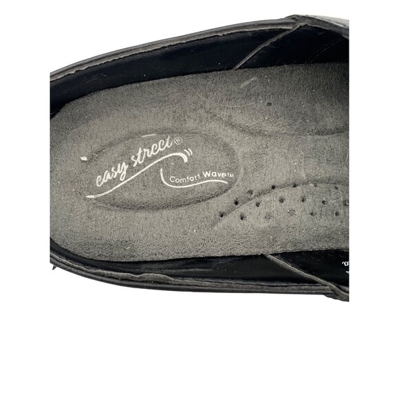 Easy Street Comfort Wave Womens Black Slip-On Shoes Size 8.5W - Picture 4 of 8